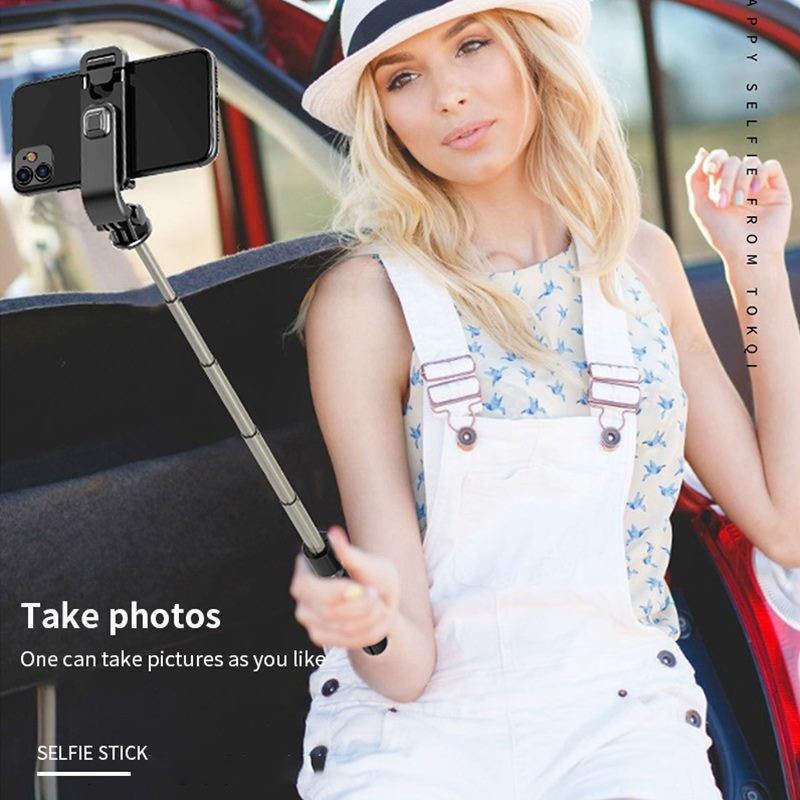 L03 Selfie Stick Wireless Bluetooth Selfie Tripod, Foldable