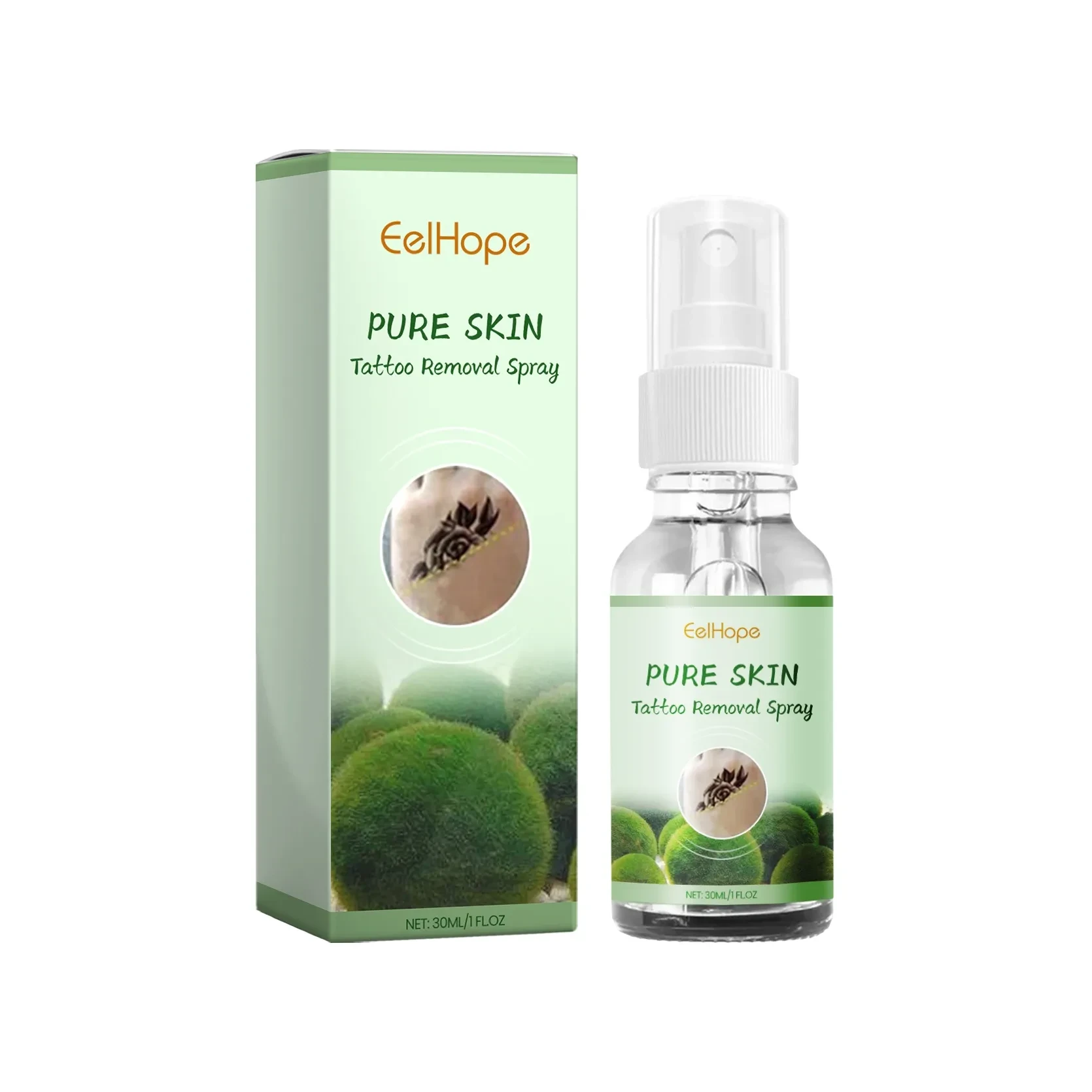 EelHope Pure Skin Tattoo Removal Spray  30ml