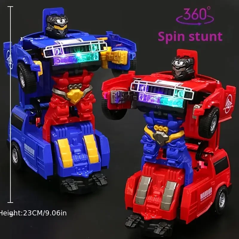 Transforming Electric Toy Car with 360 Rotation