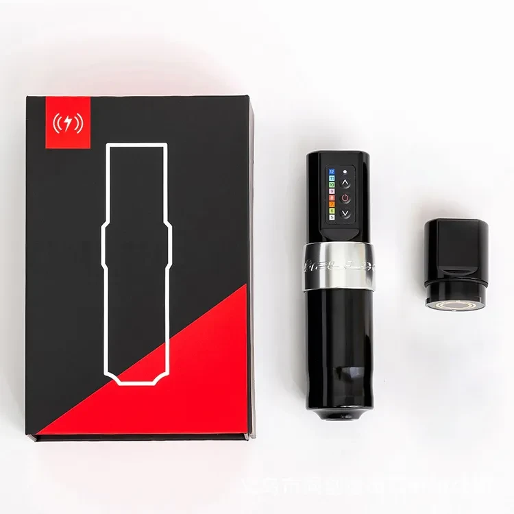 Tattoo Pen Machine Gun With Wireless Rechargeable Battery Suppl