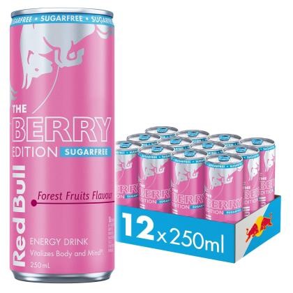 Red Bull Berry Sugar Free 250ml - Dry Store