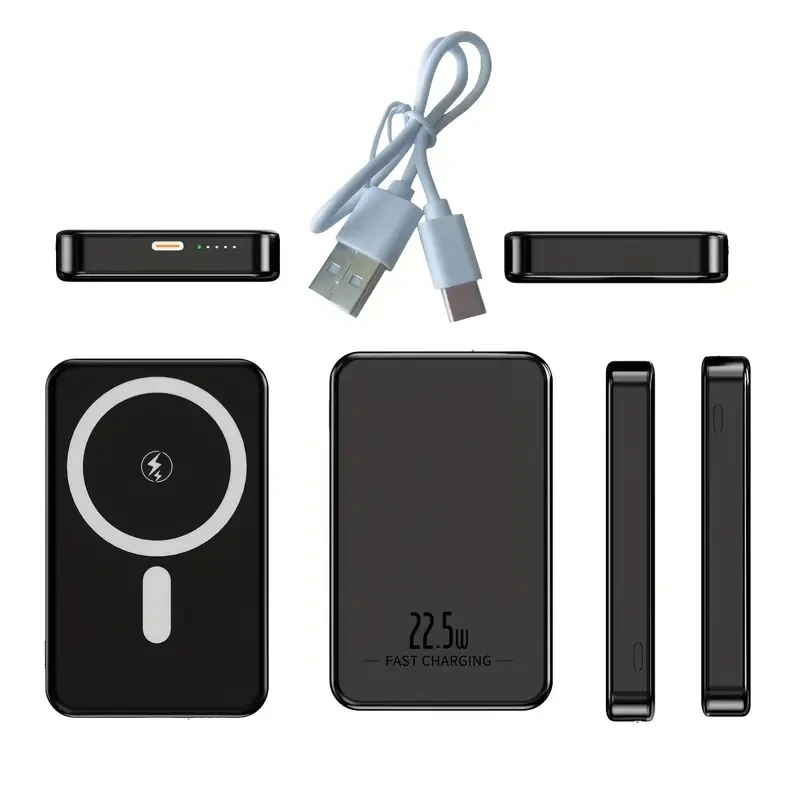 10000mAh Magnetic Wireless Power Bank 22.5W Fast Charging for iPhone