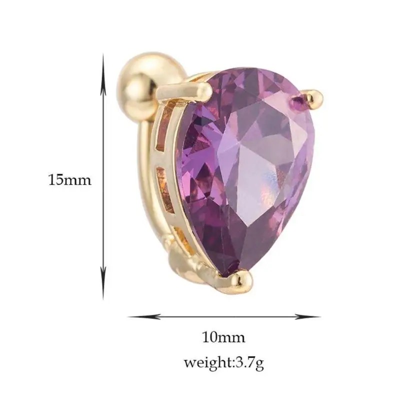 Fake Piercing Attractive Dance Navel Belly Button Rings - Umbilical Nail Body Belly Piercing