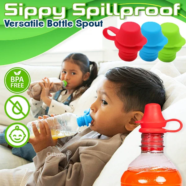 Cithway Sip-Well Baby Silicone Bottle Top Spout (3PCS)