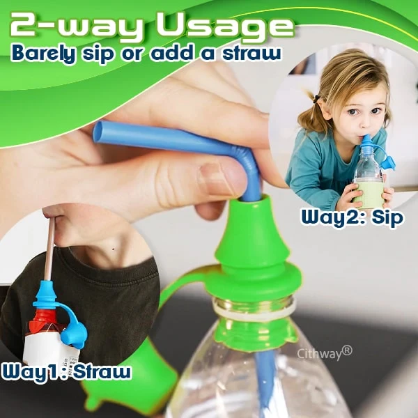 Cithway Sip-Well Baby Silicone Bottle Top Spout (3PCS)