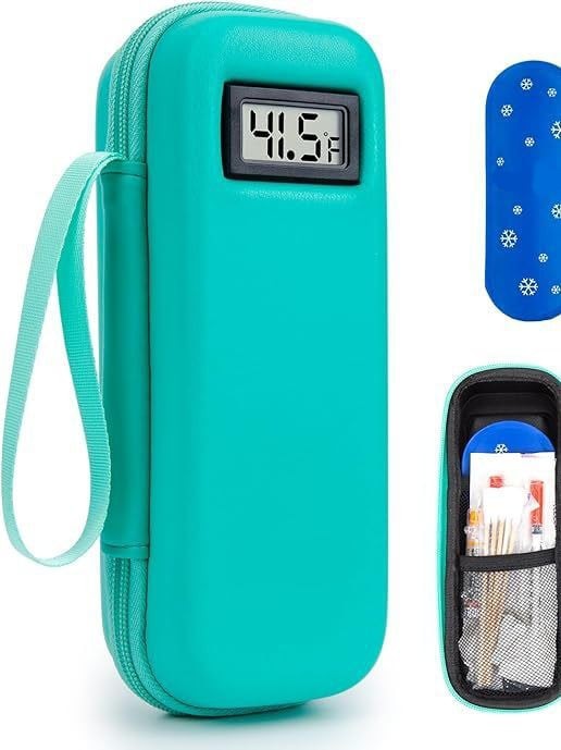 Insulin Cooler Travel Case with Temperature Display