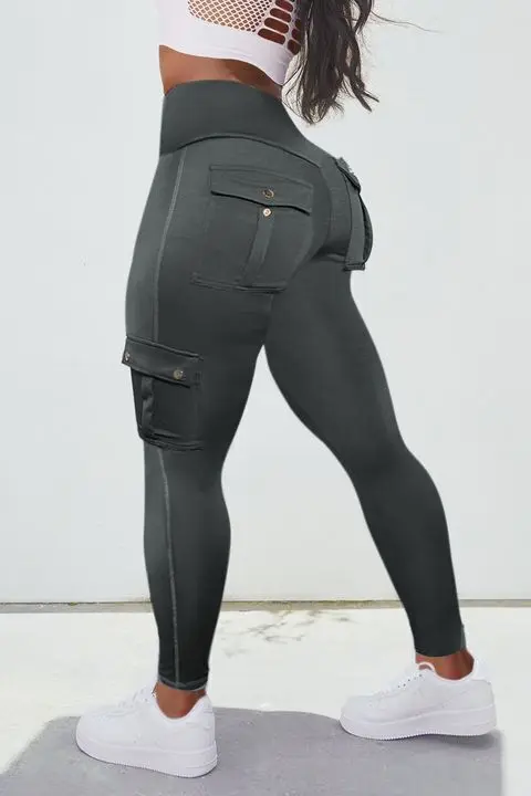 Chic Pocketed High-Rise Leggings