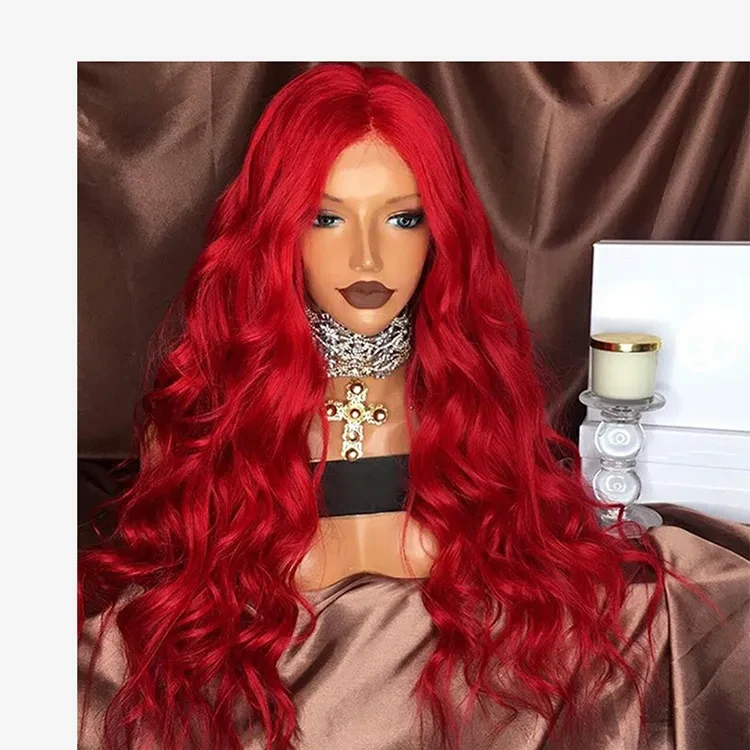 Long Red Wig