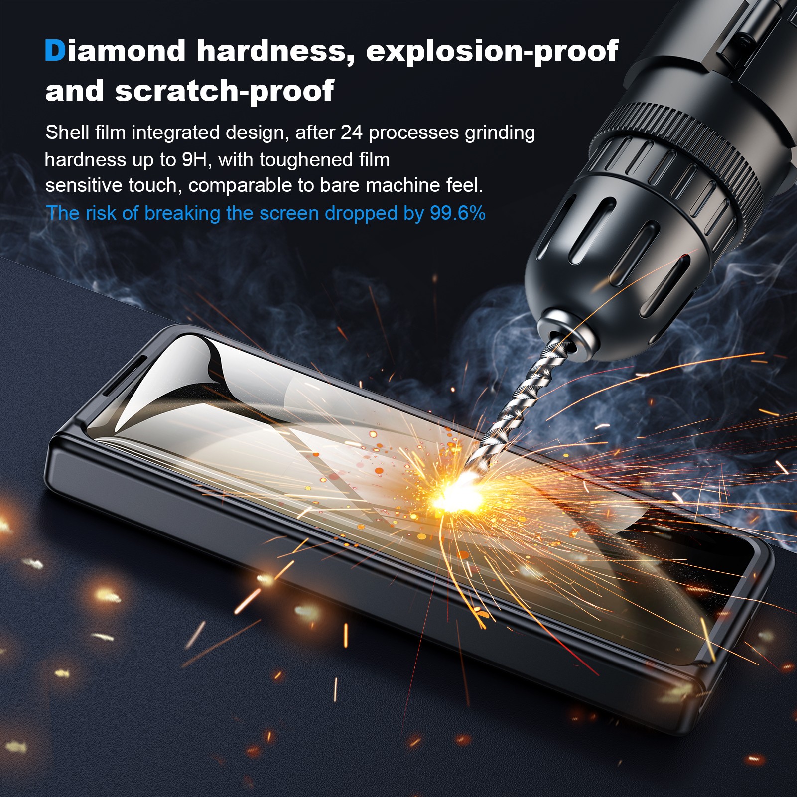 Samsung Galaxy Z Fold 5 Slim Case - Full Body Hinge Protection with Slide Camera Cover