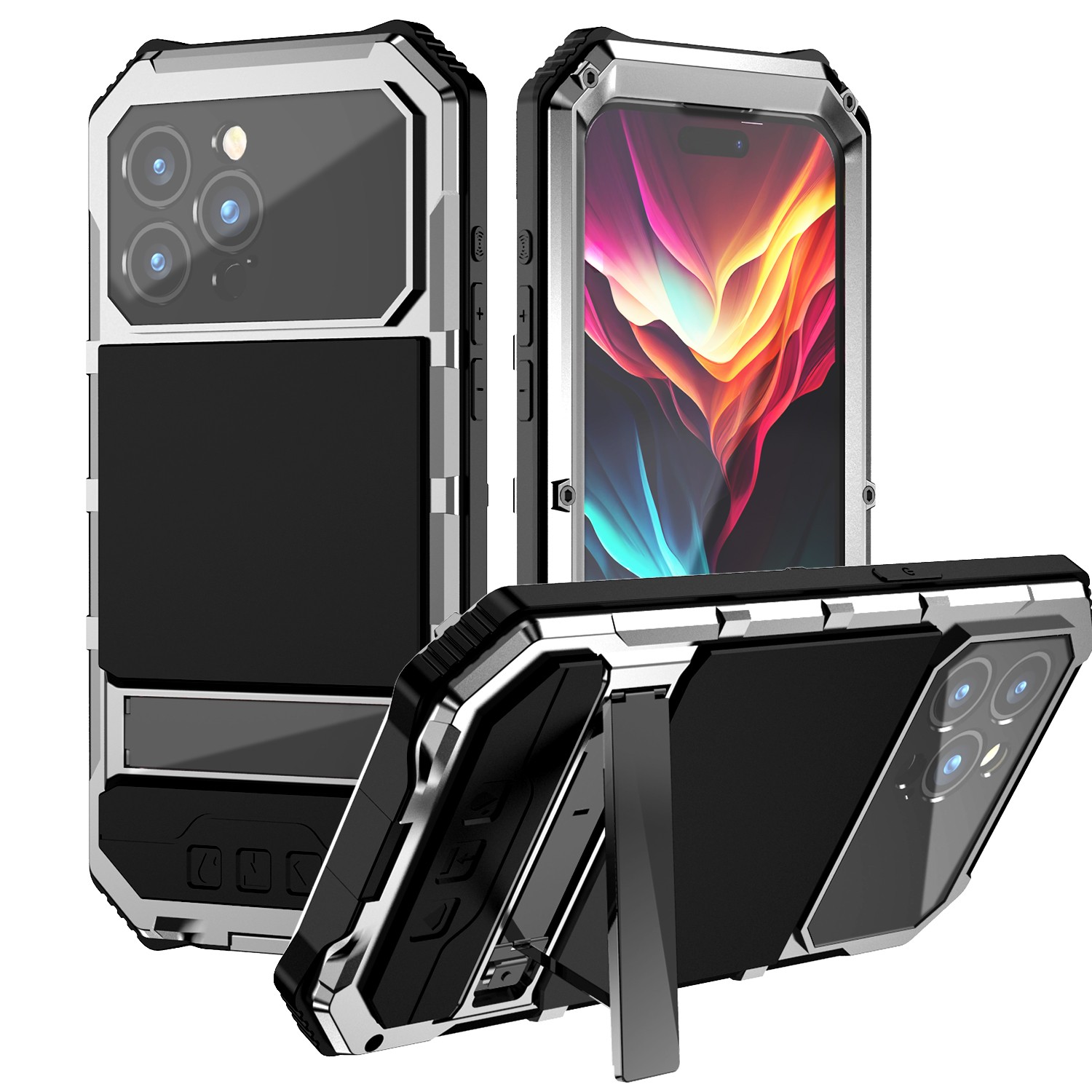 360 Meta Armor Heavy Duty Phone Cover for iPhone 15 Series