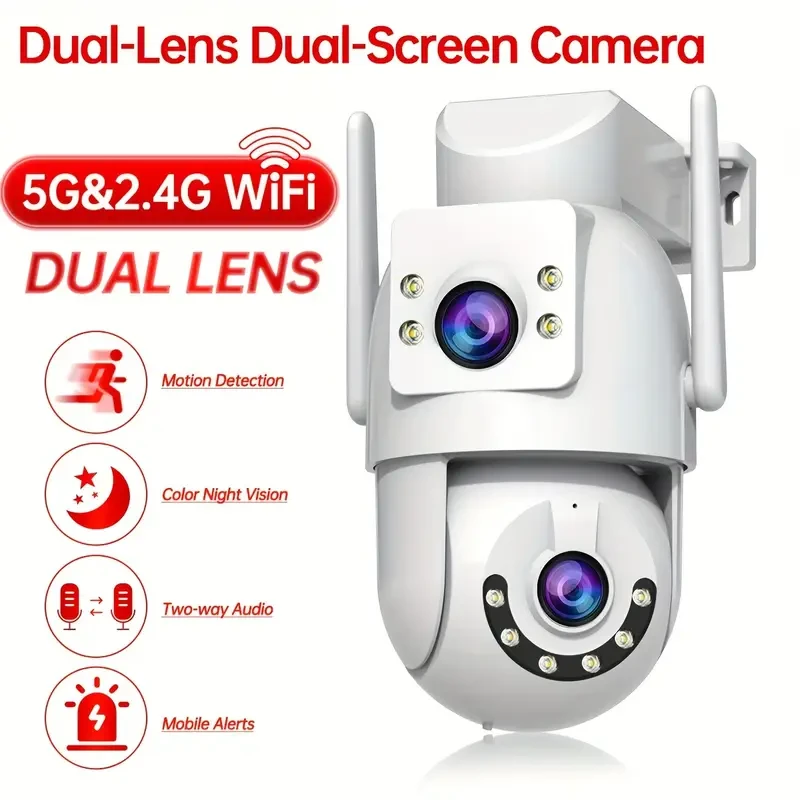 JOOAN Outdoor PTZ Wireless IP Camera  Dual Lens