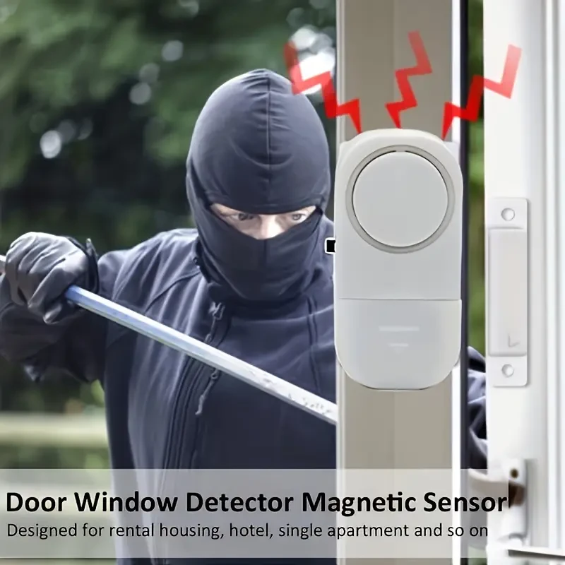 Wireless Window Door Burglar Alarm  Magnetic Sensor Security System