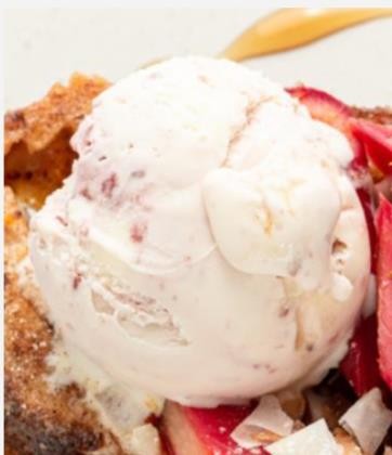 Ice Cream Strawberry & Cream Meringue