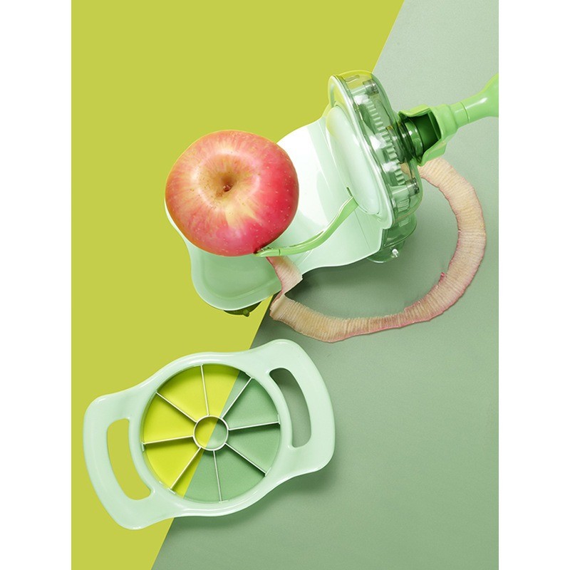Two-in-One Hand Shake Fruit Peeler and Cutter