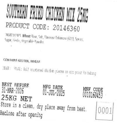 Chicken Mix Southern Fried