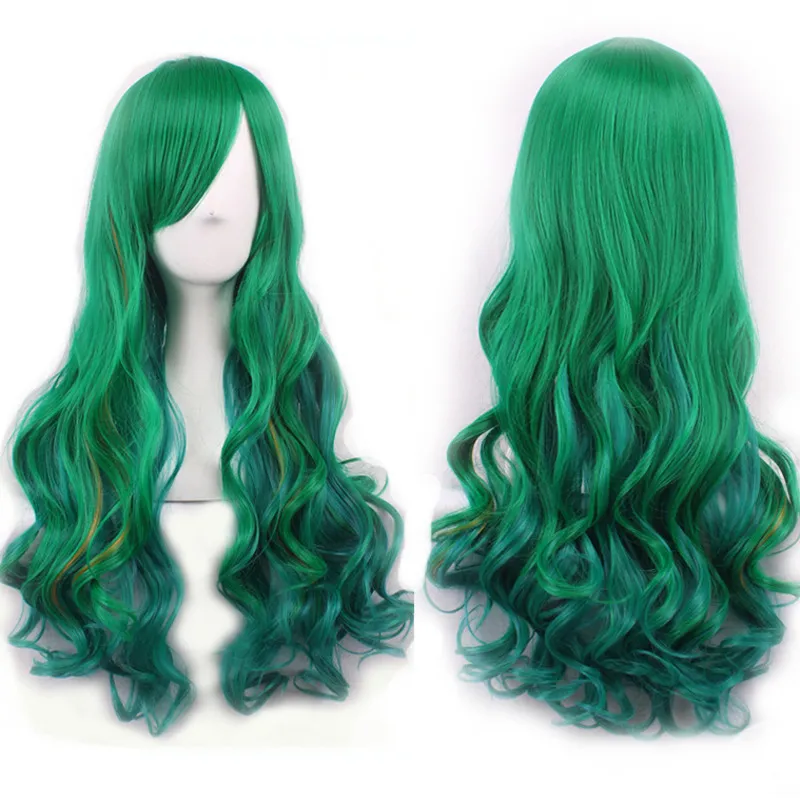 Green Ombre Wig