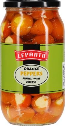 Peppers Orange Cheese Stuffed With Honey/mustard Cheese