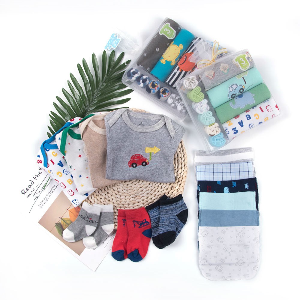 Baby Jumpsuit Socks Towel Suit