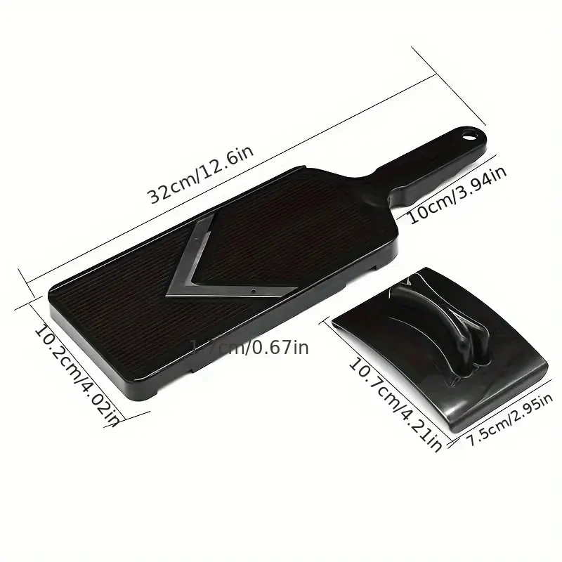 Stainless Steel Cabbage Slicer - Manual Shredder with Ergonomic Handle