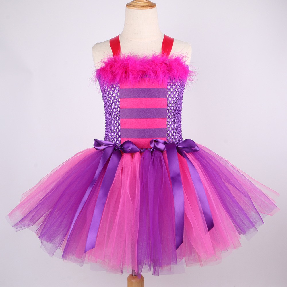Wonderland Dress Children's Mesh Pettiskirt Girls Holiday Princess