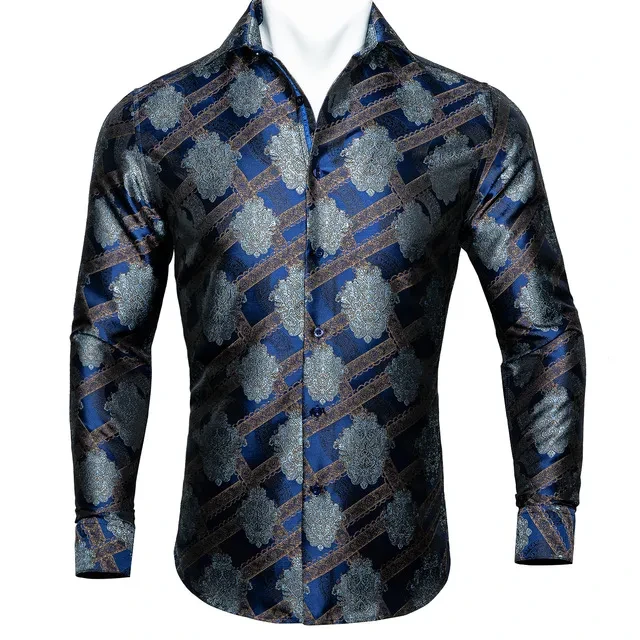 Men's Long Sleeve Paisley Shirts