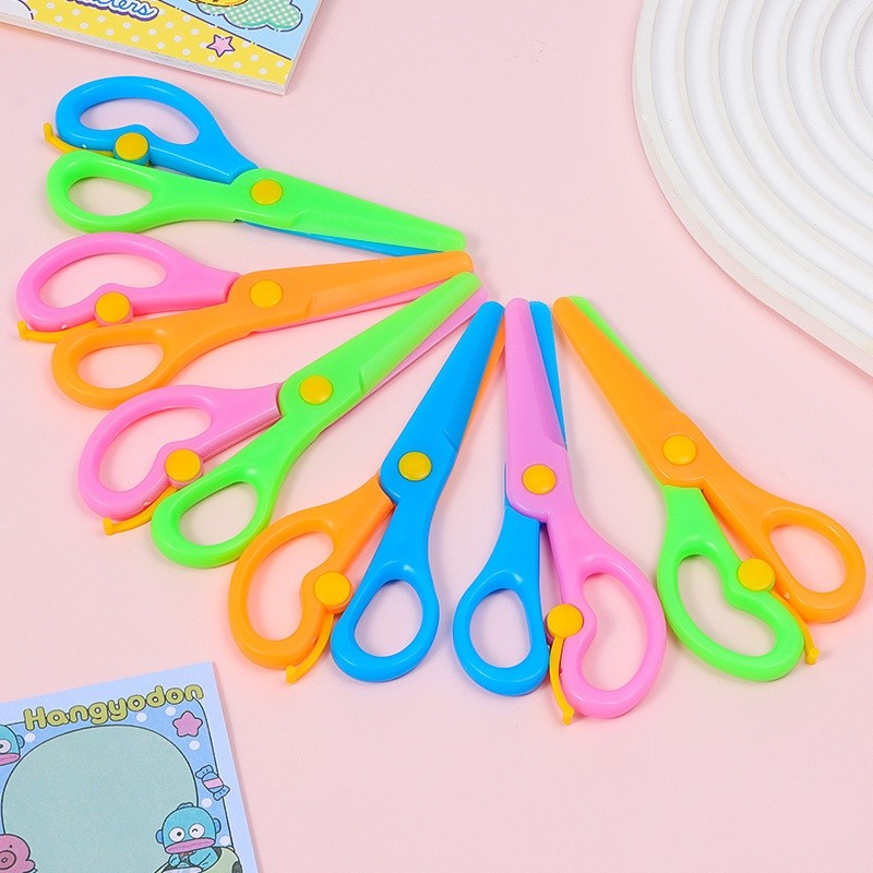 Safety Scissors Plastic Color Scissors Children Plastic Clipper