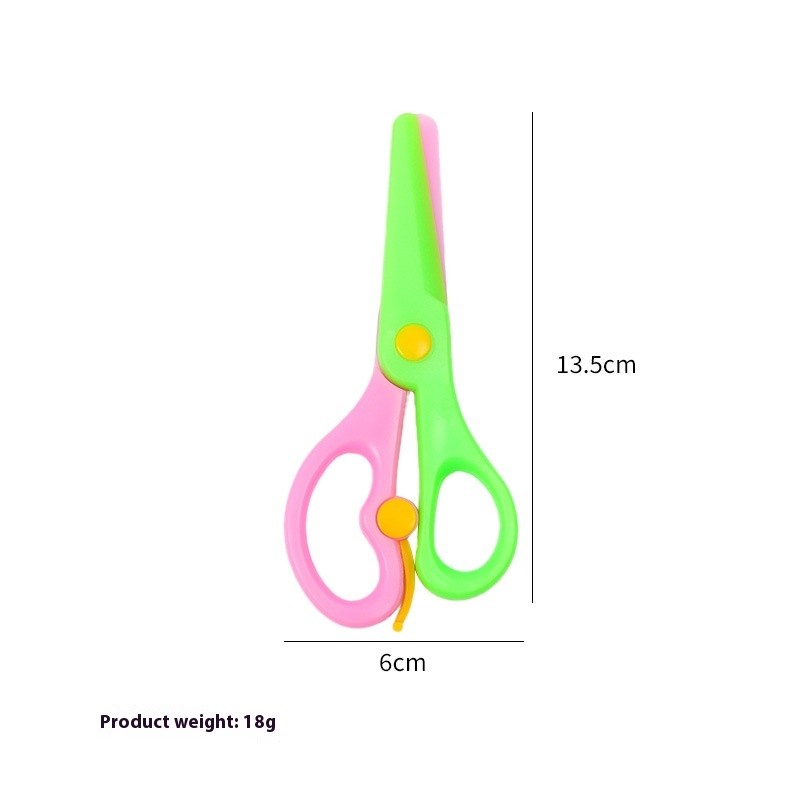 Safety Scissors Plastic Color Scissors Children Plastic Clipper
