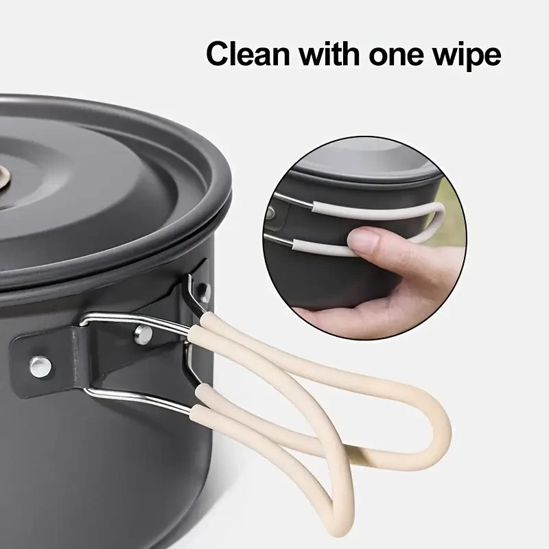 Jetbeam 9pcs Camping Cookware Set