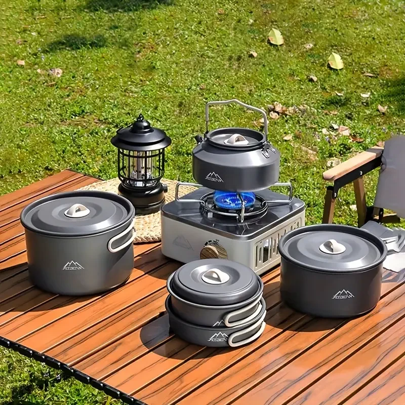 Jetbeam 9pcs Camping Cookware Set