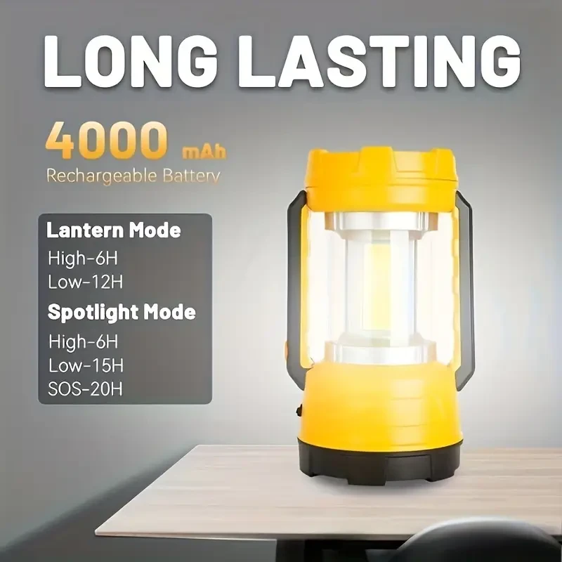 Rechargeable Solar Camping Light with LED