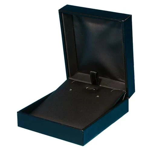 Pendant Box Black Leatherette
