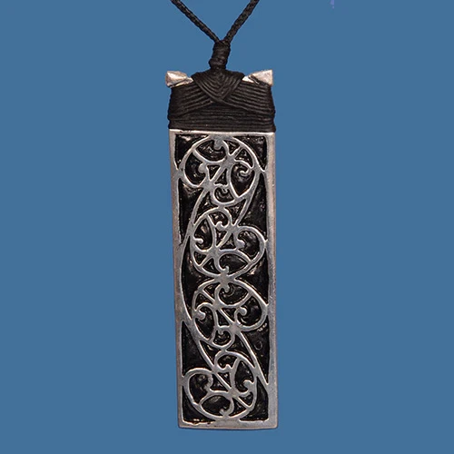 Silver Plated Mori Adze pendant