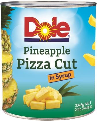 Pineapple Pizza Cut