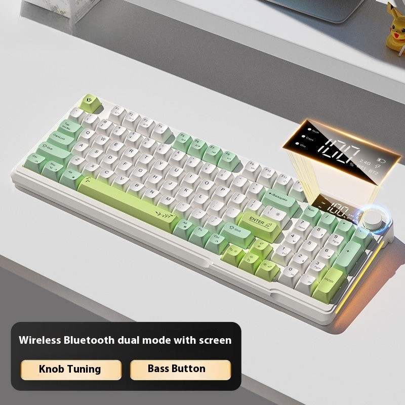 Wireless Bluetooth Keyboard Mouse Suit Mechanical Feeling