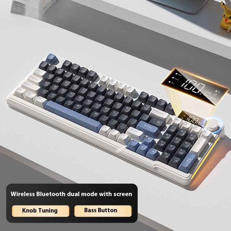 Wireless Bluetooth Keyboard Mouse Suit Mechanical Feeling