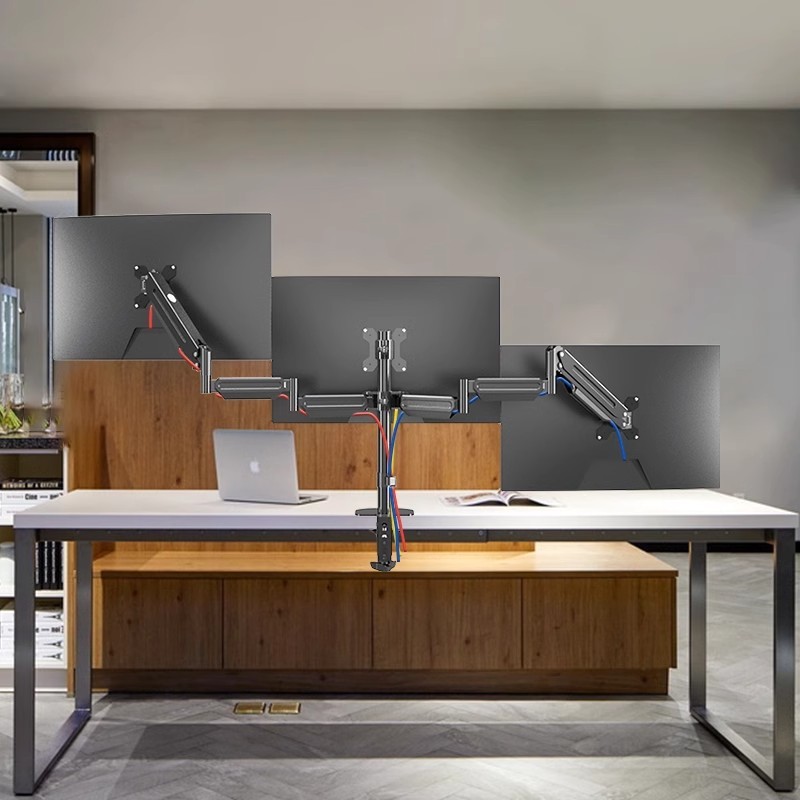 Three-screen Monitor Stand Computer Desktop Adjustable