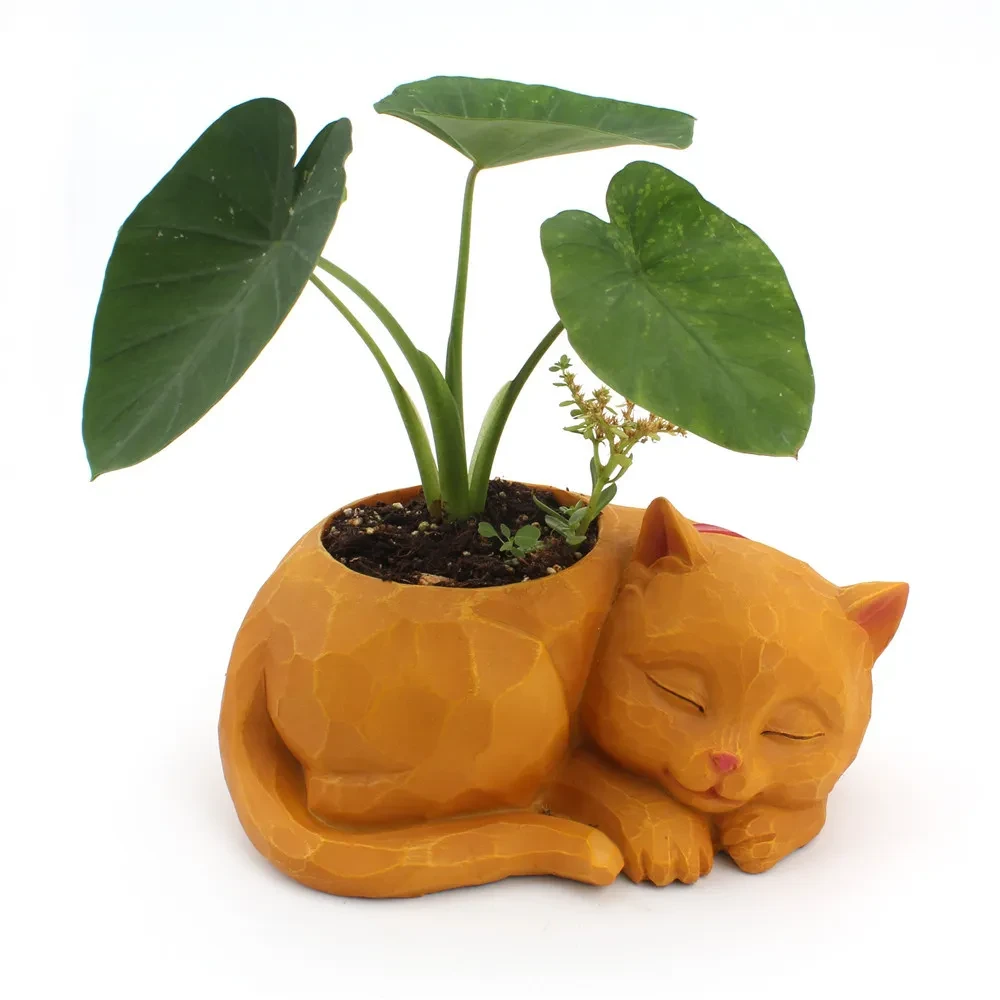 Cat Flower Pot