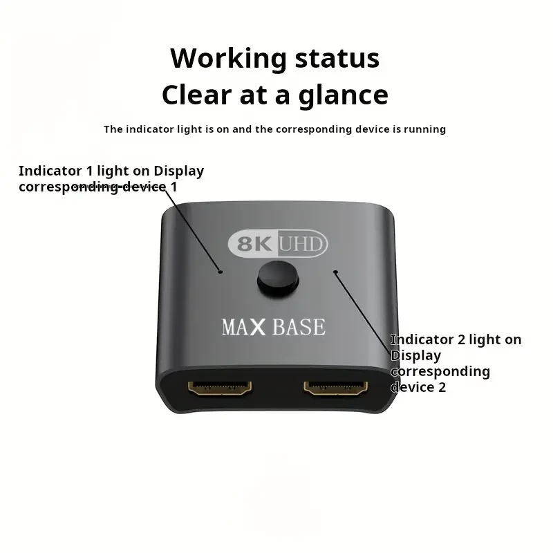 MAX BASE 8K/60Hz & 4K/120Hz HDTV 2.1 Switcher