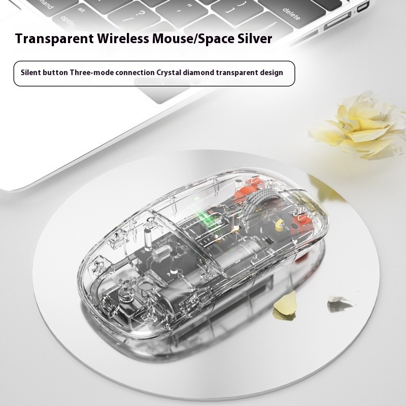 Applicable Tablet Pc Three-mode Connection Bluetooth Mouse