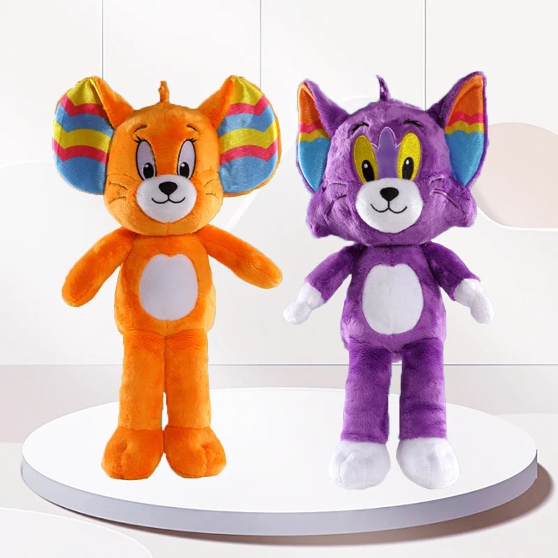 Tom and Jerry Plush Toy - Cute Cartoon Stuffed Animal Figures