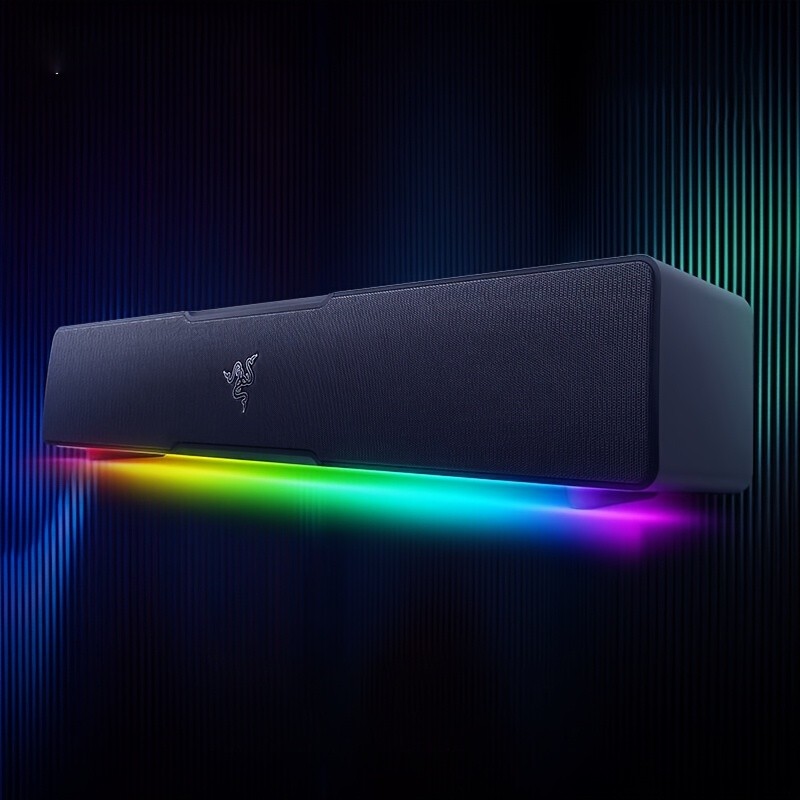 Razer Leviathan V2 X Gaming Speaker with Powerful Bass and RGB Lighting Effects