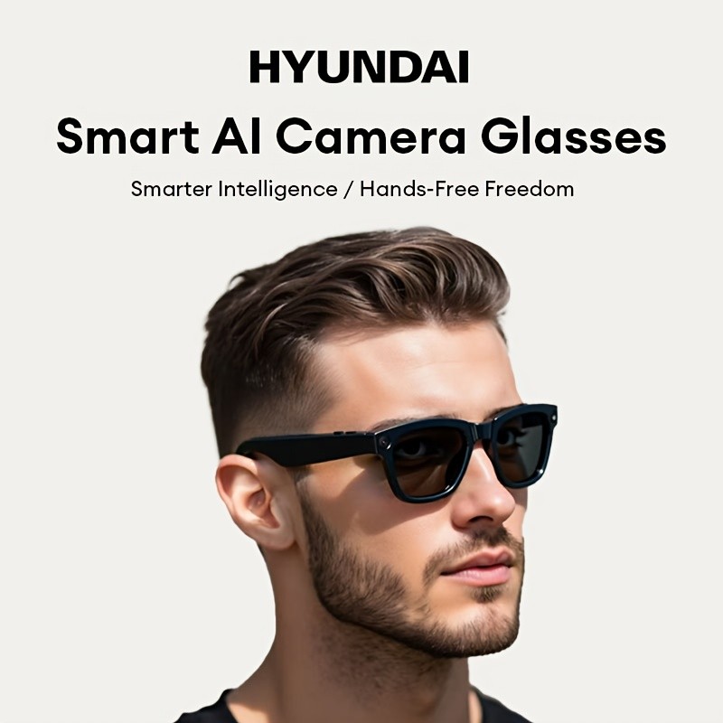 HYUNDAI M01 Long-Lasting Battery Glasses for Professionals in All-Day Meetings