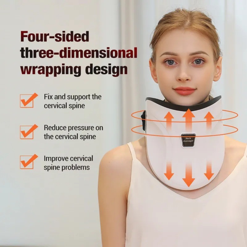 Electric Hot Compress Neck Fixed Traction Air Pressure