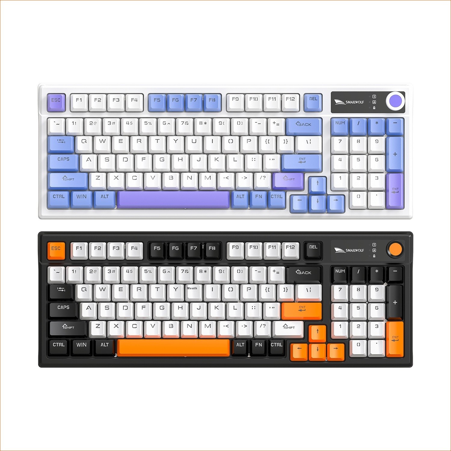 Wired With Knob E-sports Games Notebook Computer Mechanical Keyboard