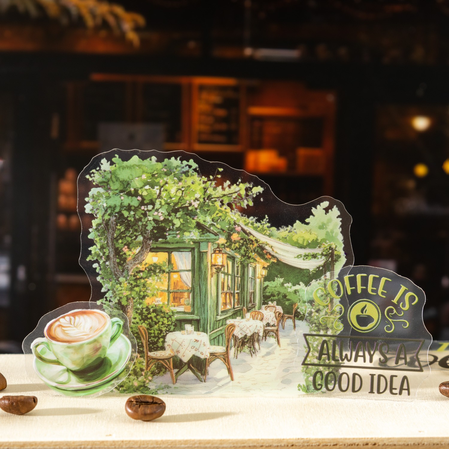 Encounter Cafe Series Hand Account Sticker Package