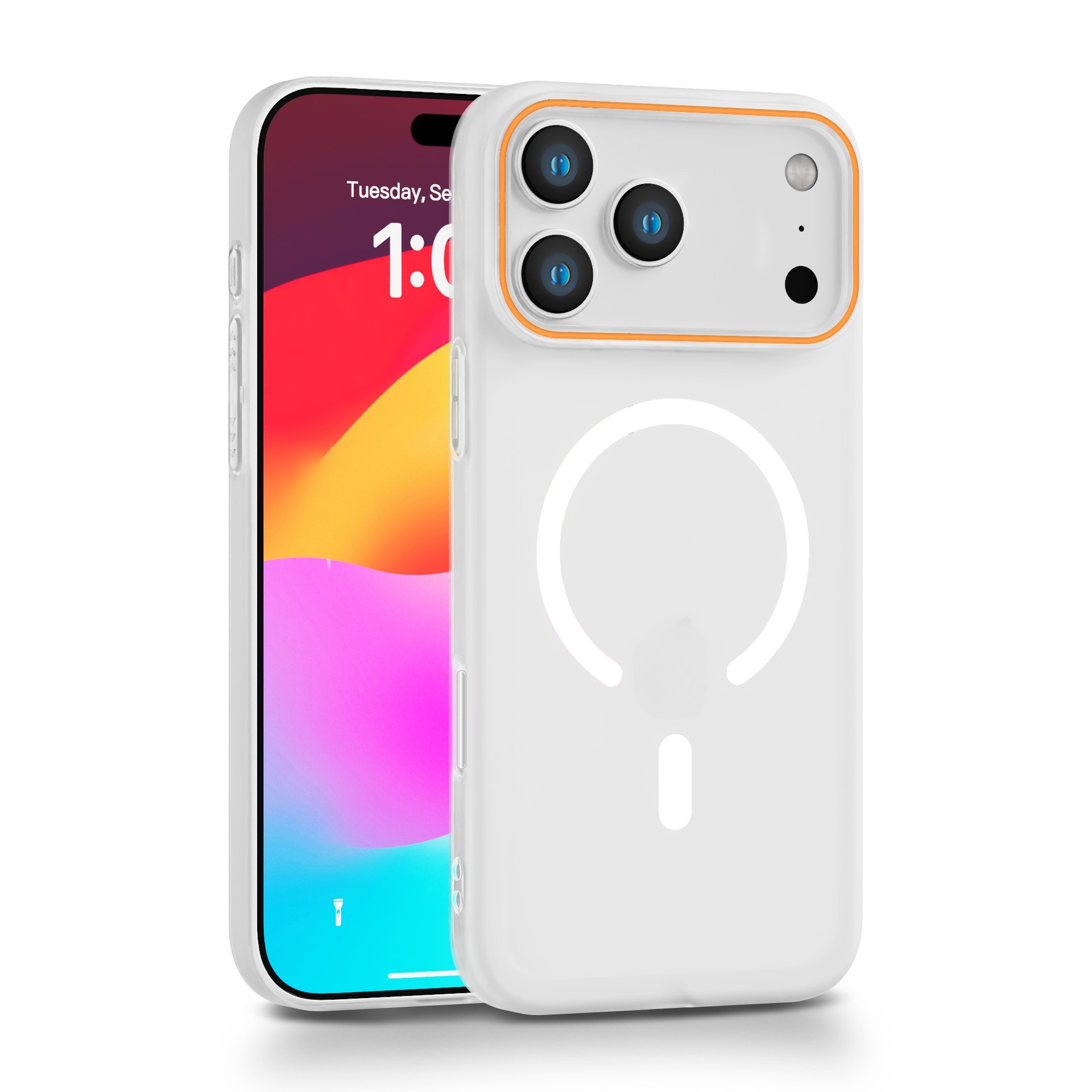 PC Magnetic Ice Mist Frosted Phone Case