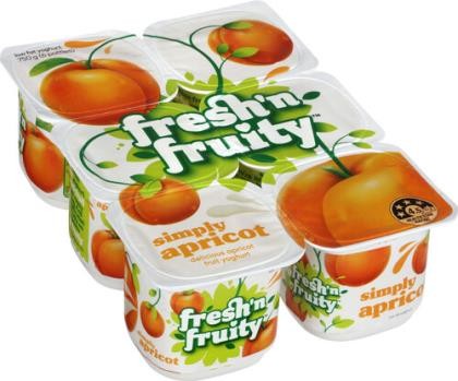 Yoghurt Apricot Reduced Sugar125g