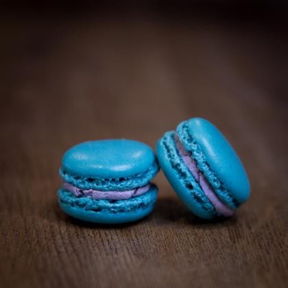 Macarons Blueberry
