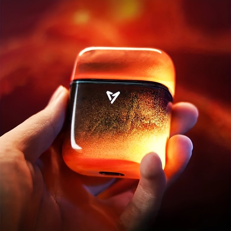 Flowing Color Game Headphones: Luminous Gradient Design with AI Noise Reduction