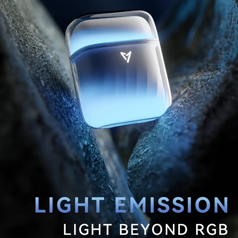 Flowing Color Game Headphones: Luminous Gradient Design with AI Noise Reduction